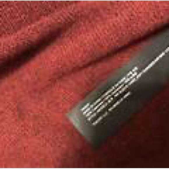 Theory cranberry color cashmere Cardigan with ribbed sleeves. - Picture 5 of 9